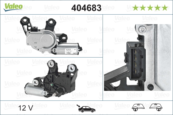 Motor stergator 404683 VALEO